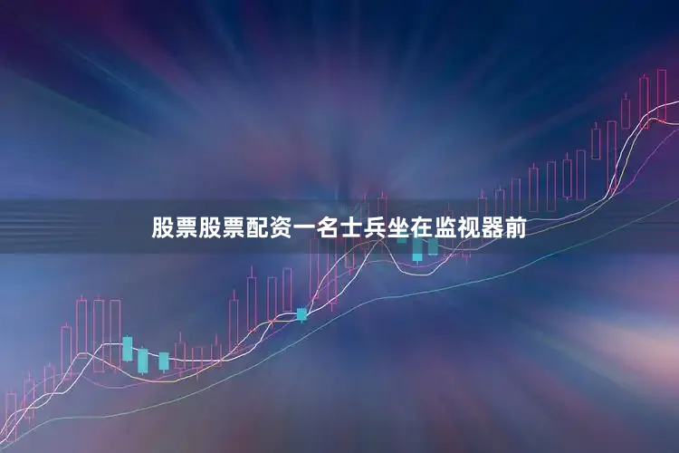股票股票配资一名士兵坐在监视器前